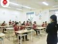 Giờ học tiếng Nhật tại Trường Liên cấp Sao Mai - Thành phố Hòa Bình 